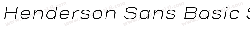 Henderson Sans Basic SemiBold字体转换